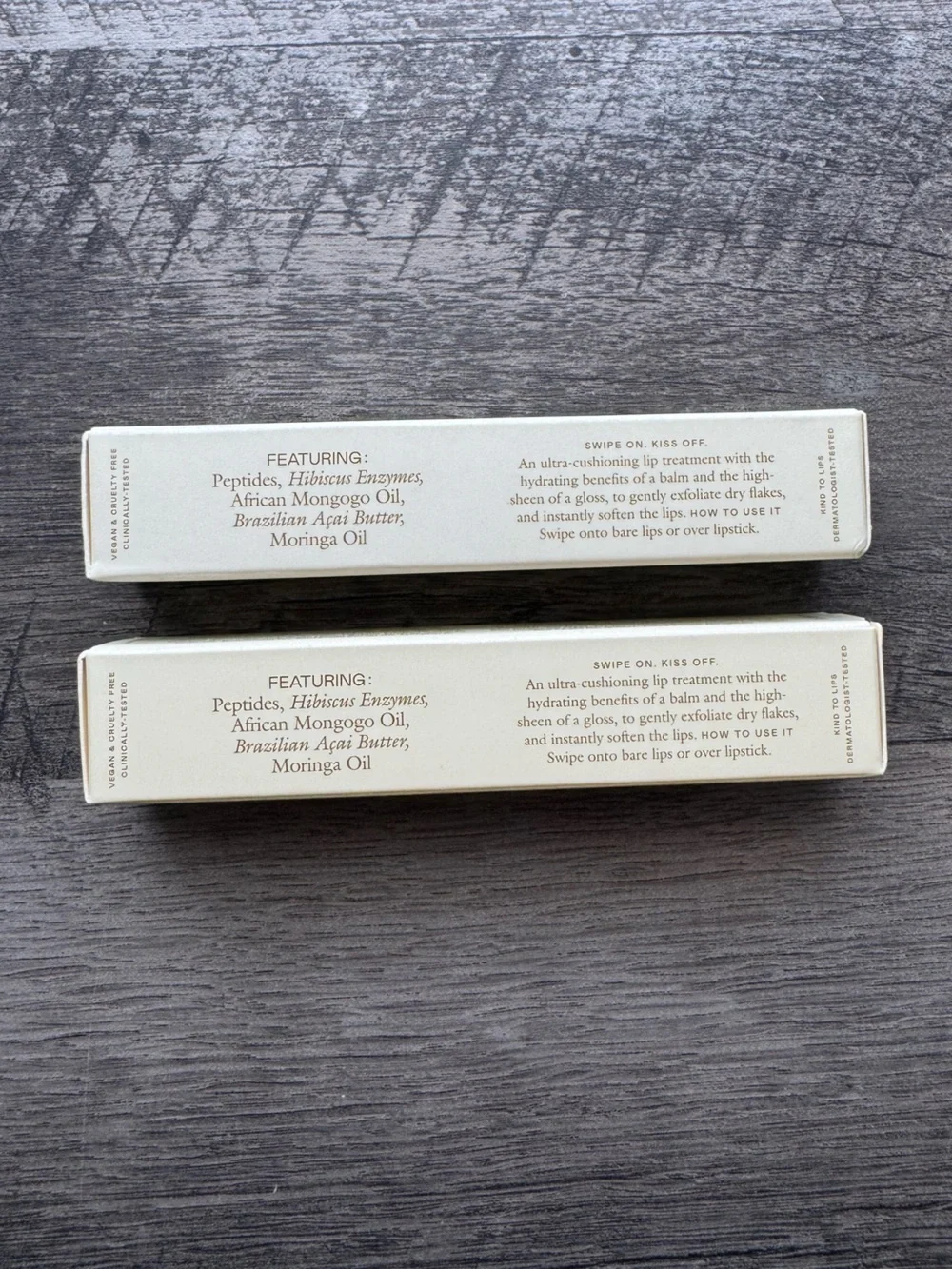 Eadem Lip Balm Set - Chateau Rose & Burnt Malai NIB